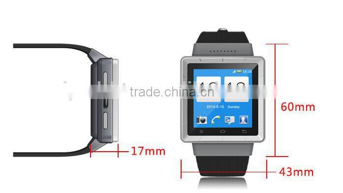 Android 4.4 Smart Watch With 1.54 inch Screen, Dual Core CPU, 3G, Wi-Fi, GPS