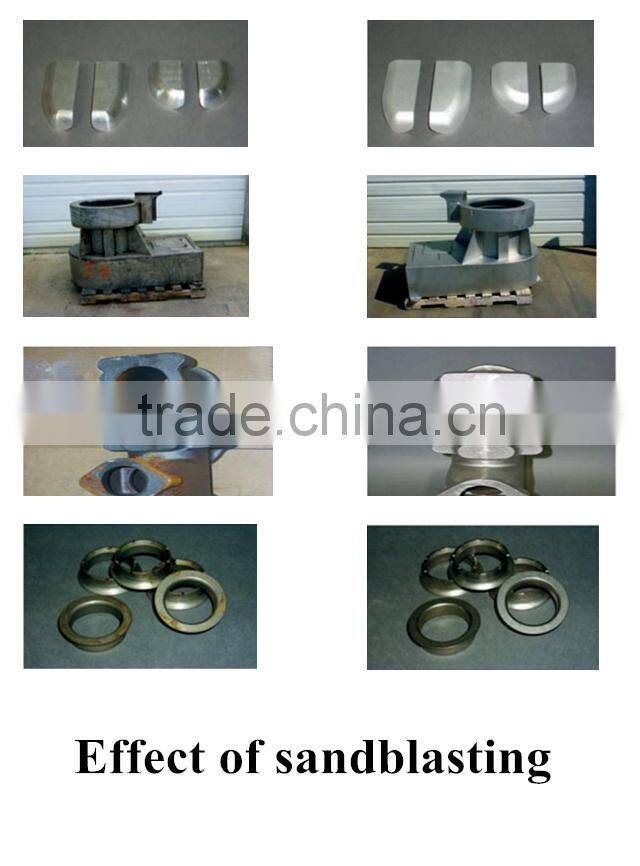 Sand blasting room for big parts