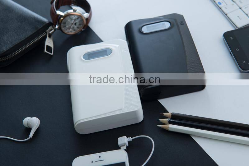 Customized Logo Wireless Earphone 4.0 13000mAh Portable LCD Display Power Bank