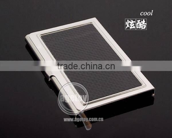 Promotional Aristocratic Family 100% Real Carbon Fiber Stainless Steel Metal Carbon Fiber Card Holder
