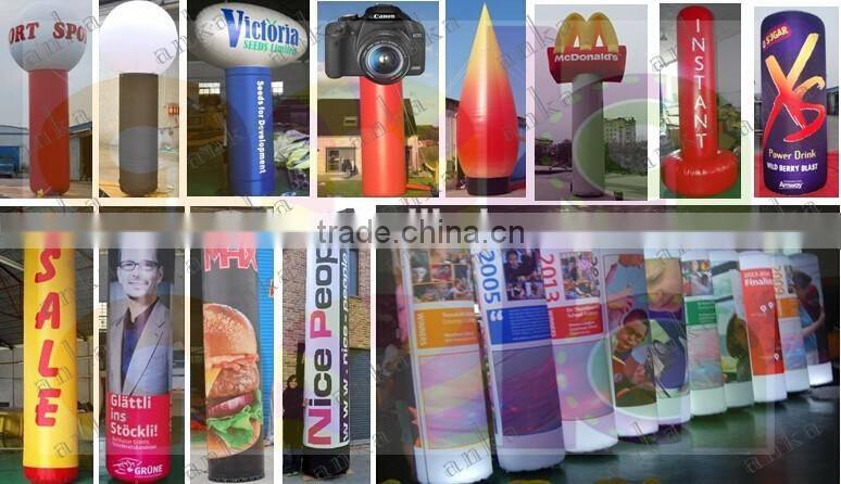 Led light columns / spin inflatable column