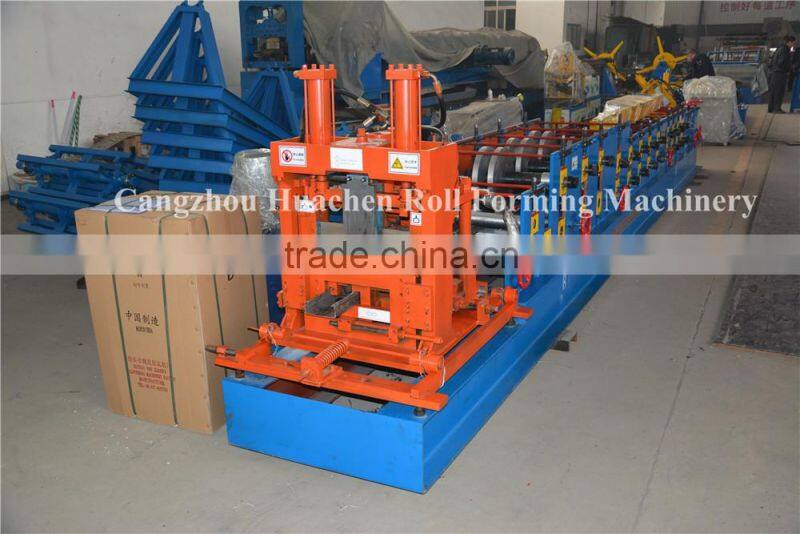 Auto-change purline CE certificated c channel roll forming machine