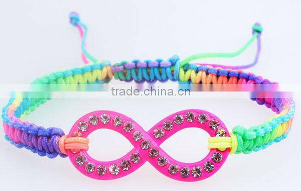 Free Sample Jewelry Safe Material Childrens Polychrome Bracelets UK