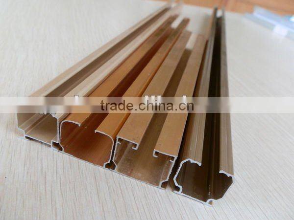 Aluminum alloy extrusions of curtain track