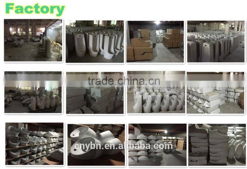 Sanitary ware bathroom wall hung urinal with sensor