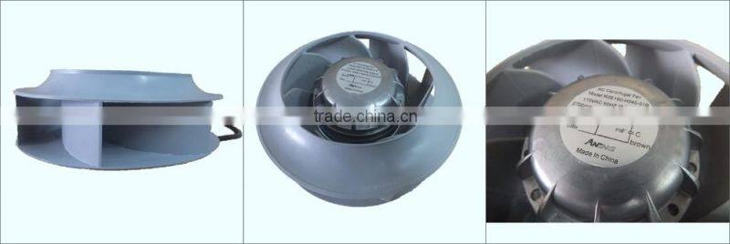 190mm 100% Copper External Rotor AC 220v cooling fan