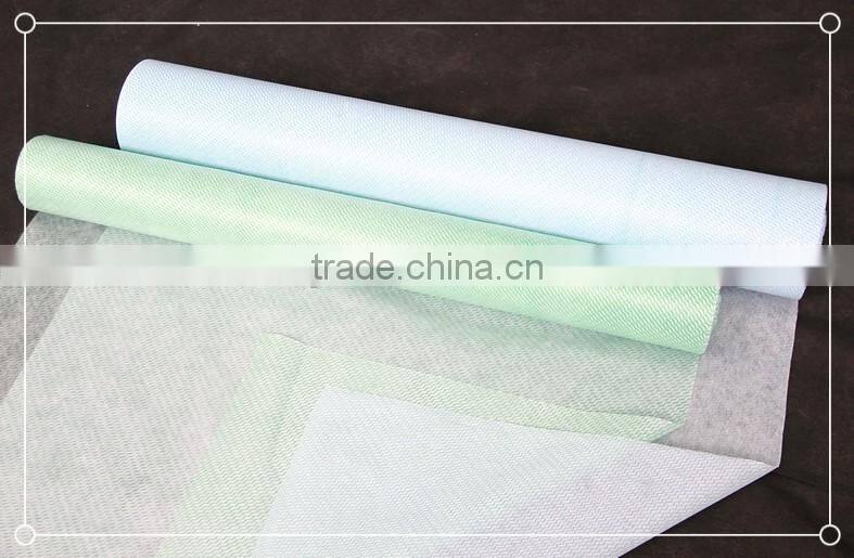 wave pattern non-woven disposable cleaning wet wipes for washing