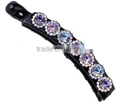 electrical banana clip hair accessory hair ornaments with crystla