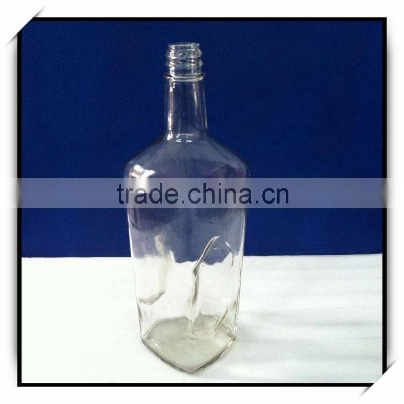 1520ml Square glass wine bottles special design DH124