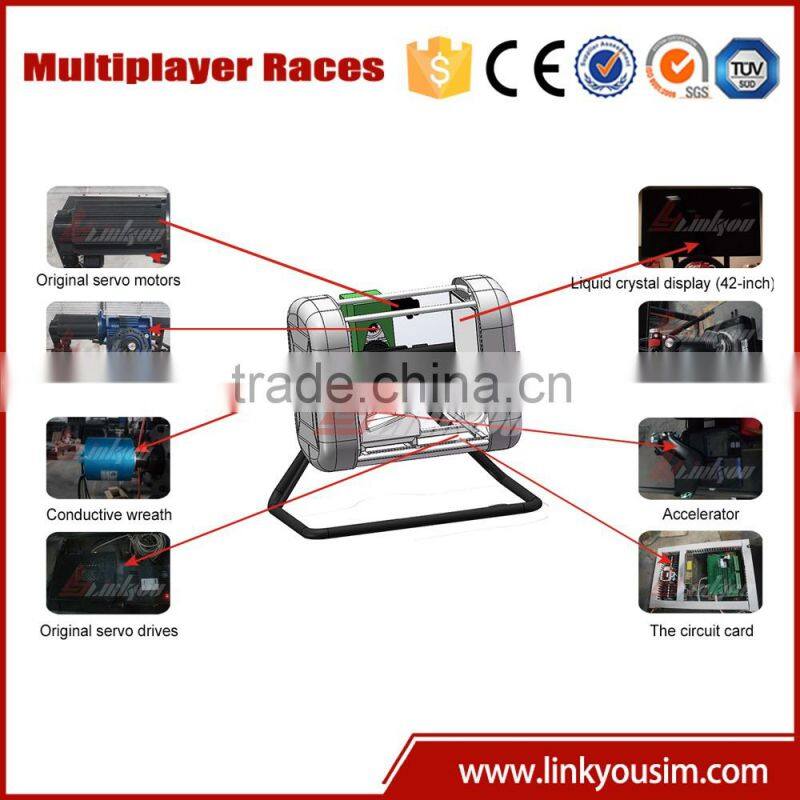 Guangzhou amusement supplier 720 degree flight simulator cockpit for sale