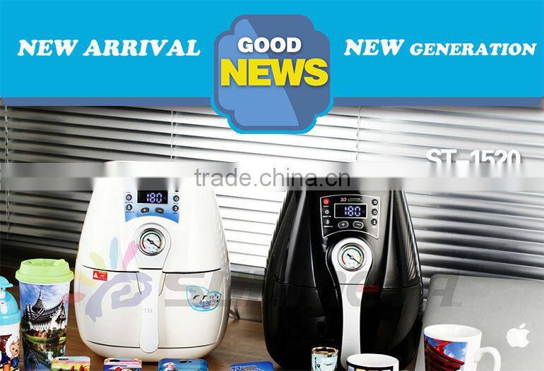 ST1520 mini 3d sublimation mug printing machine for sale