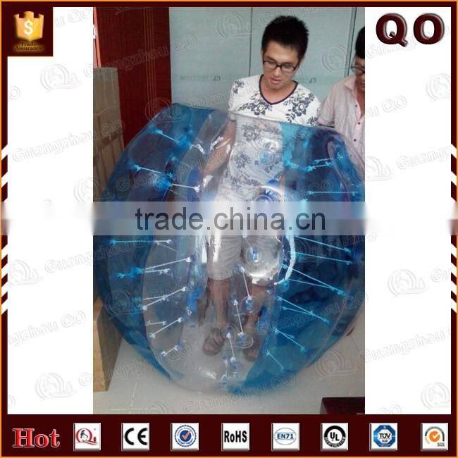 Transparent soccer ball customized color inflatable zorb ball