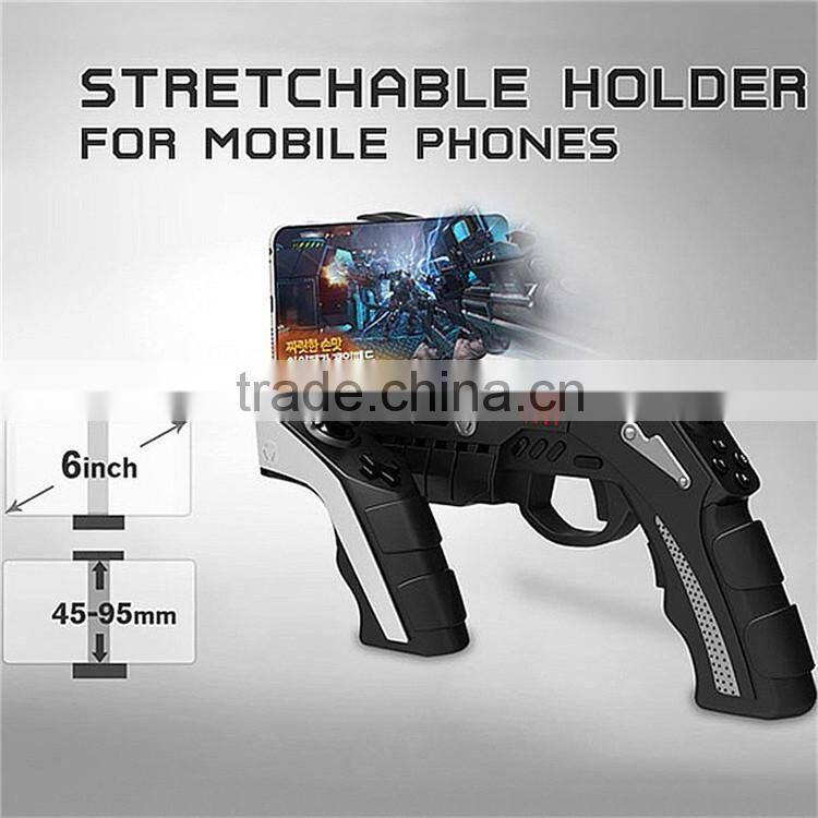 iPega PG-9057 Black Precision Wireless Bluetooth Shooting Game Gun Joysticker Gamepad for PS3 Move Motion Controller