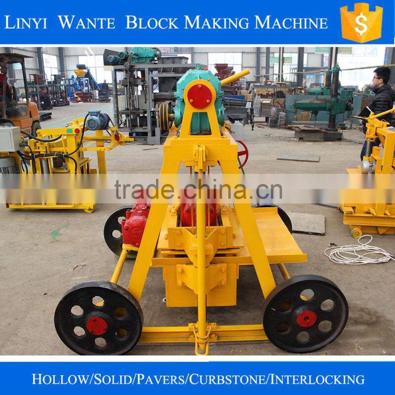 2015 hot selling QT40-3B price brick making equipment from china for the small business