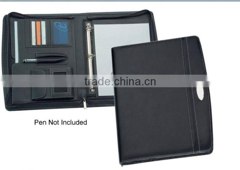 A4 Size Leather Document Folio With Ring Bound