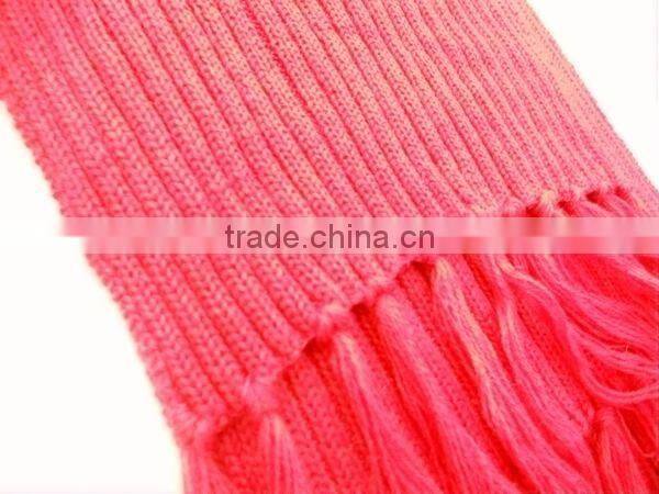 fashion acrylic gloves scarf set