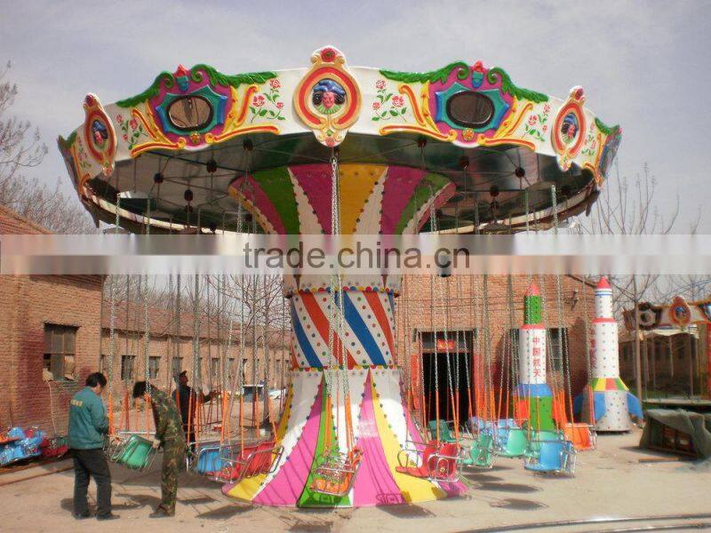 Rocket theme colorful merry go around for sale H41-1375