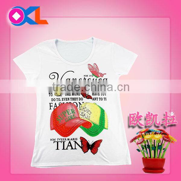 Super quality great material professional supplier short sleeves kids tee