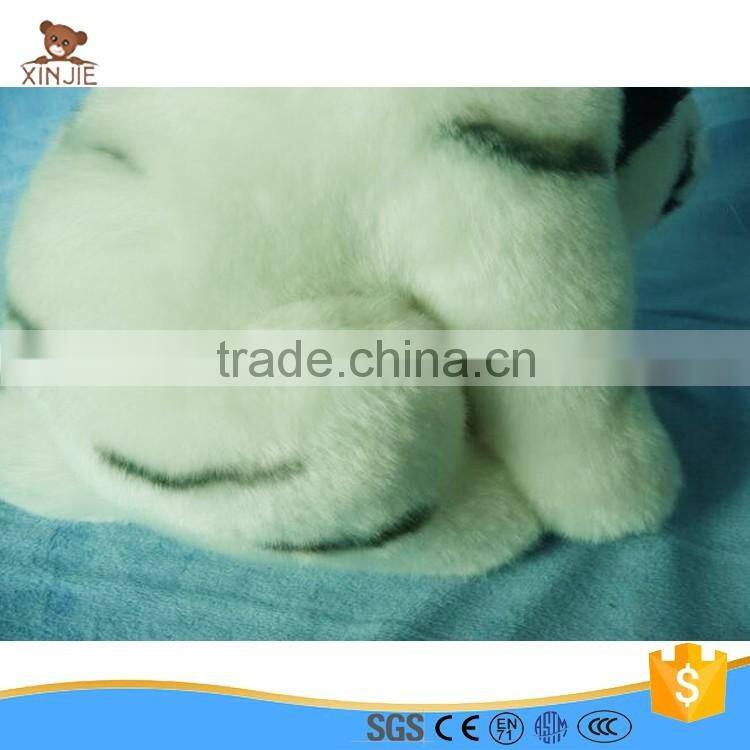 good quality reality baby and mom plush tiger toy