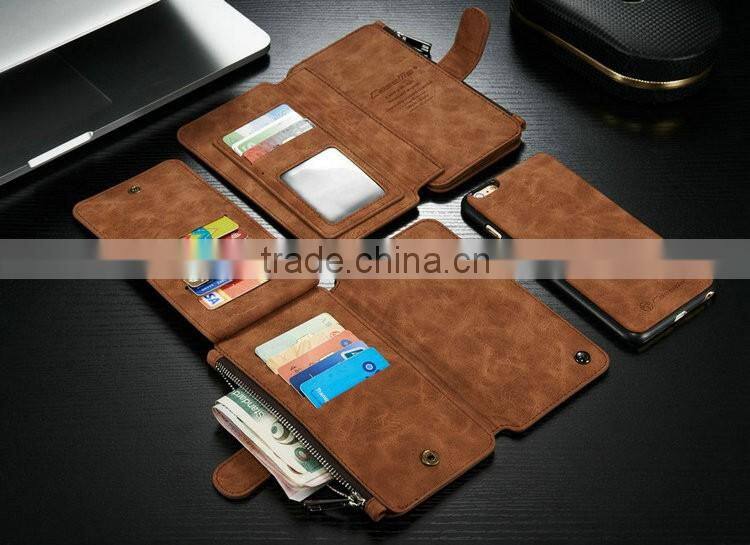 2016 Popular Design Leather Wallet Phone Cover For Iphone 6/6s