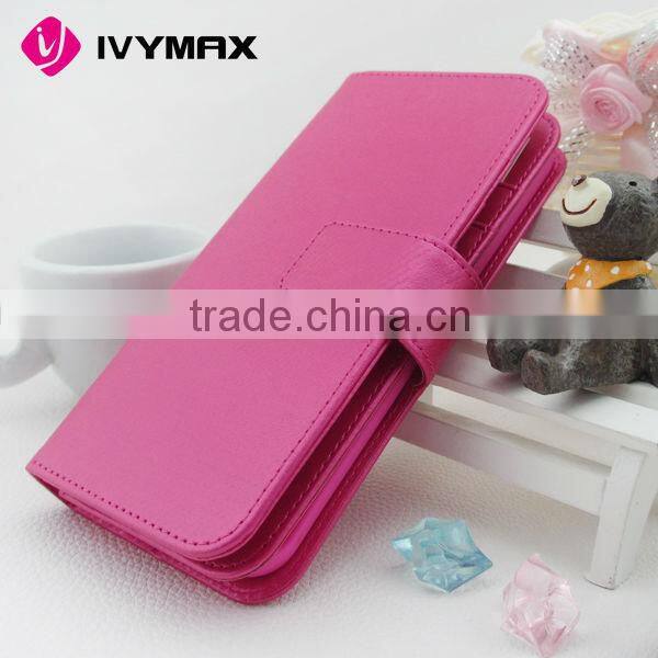 Good quality cover case for samsung galaxy s6 edge PU TPU leather wallet case