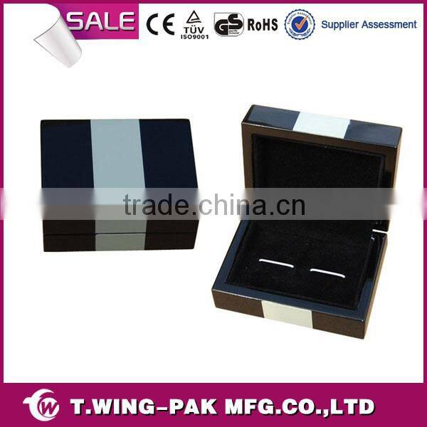Custom made wooden cufflink box