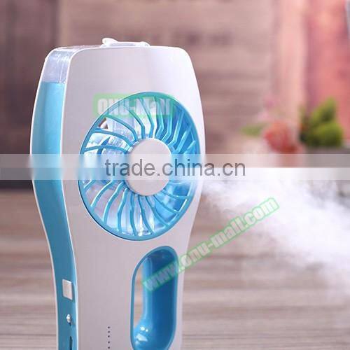 Logo Branding Rechargeable Water Mist Fan, Wholesale USB Electric Fan Misting