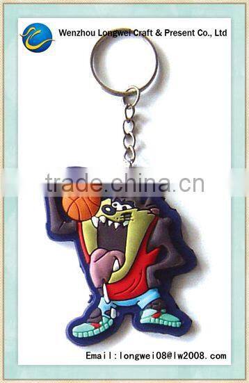 pu floating key chain/bowling ball key ring/rubber keychain