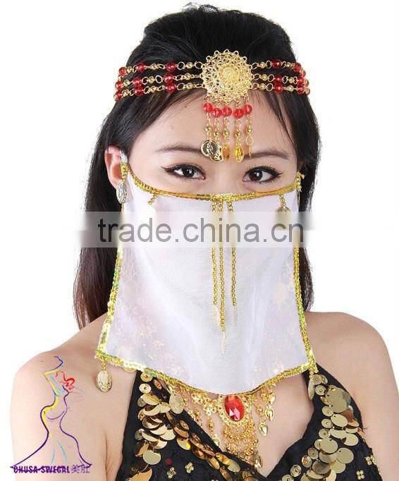 SWEGAL 2013 wholesale women belly dance silk fan veil