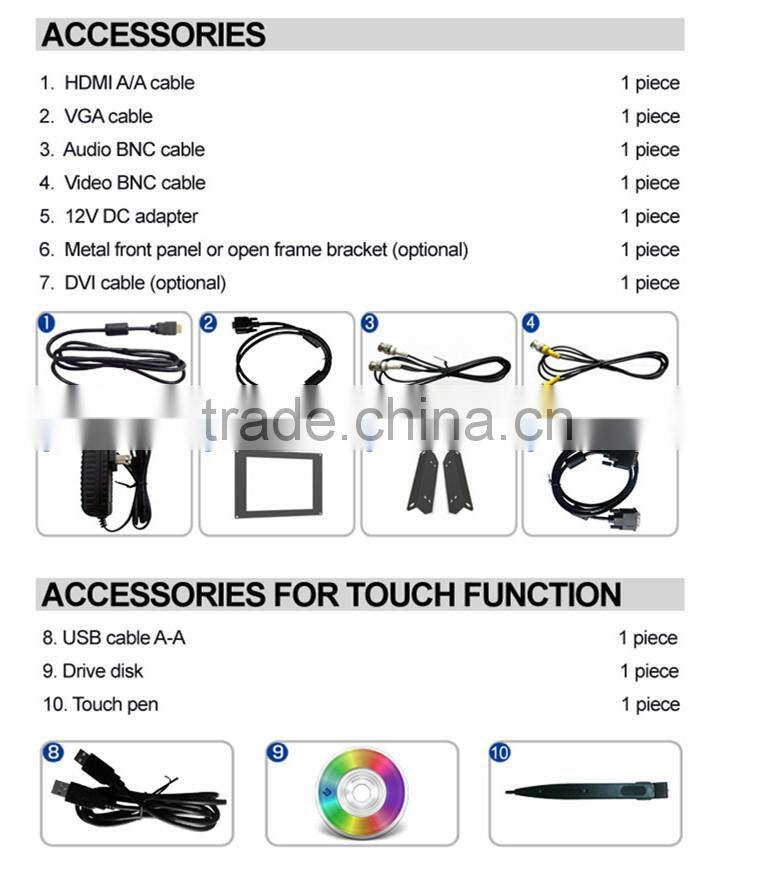 New 15" Industrial Touch Monitor Open frame design