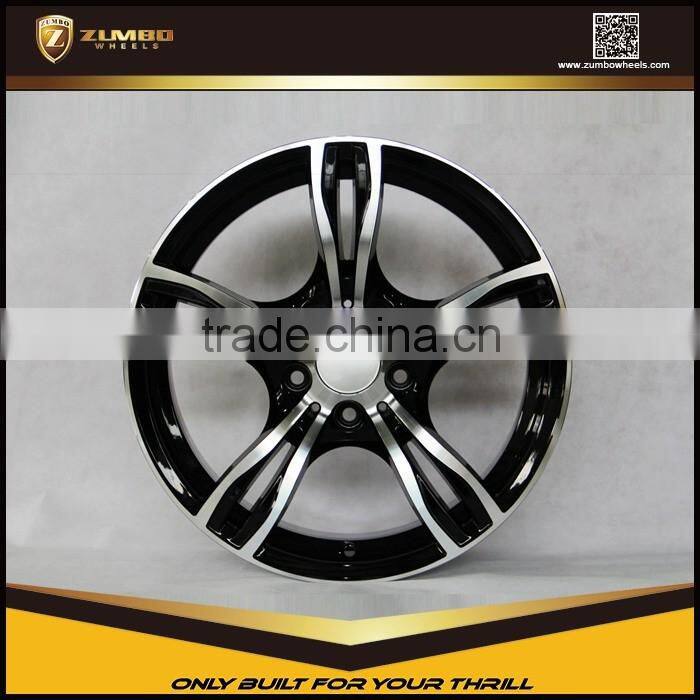 ZUMBO F1985 Black Machine Face Car Alloy Wheel Rims Suitable For BMW