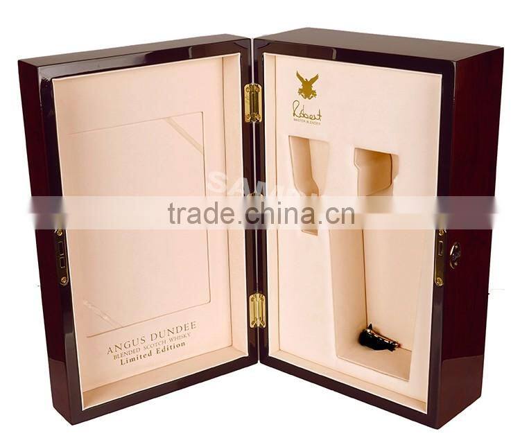 Personalized custom single wine glass packaging box for packing glass