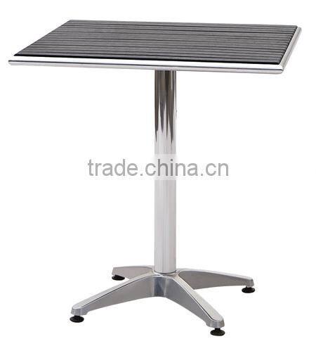 Aluminum grooming hardness plastic wood table China