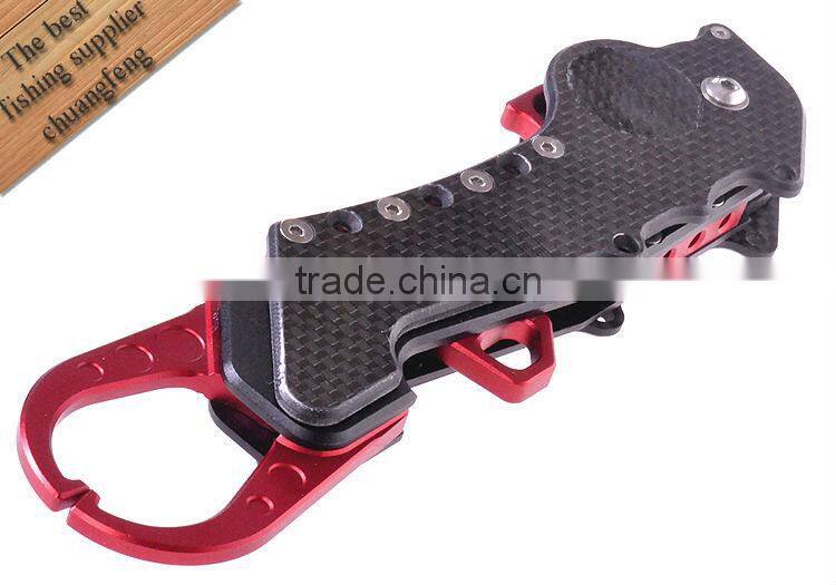 Fishing Pliers control fish Grip overall length of carbon cloth fiber material 185mm Weight 170g (handle length145mm)