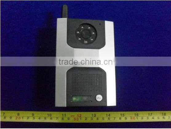 2.4GHz digital wireless video intercom door phone with 450 meters transmission distance in open area