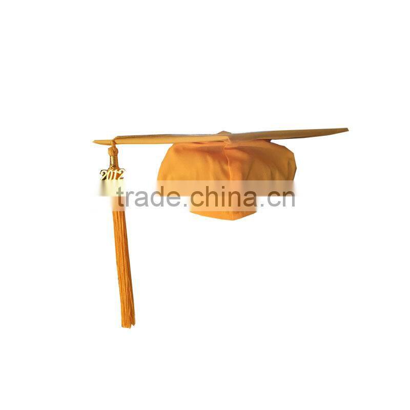 Graduation Adult Matte Gold Cap