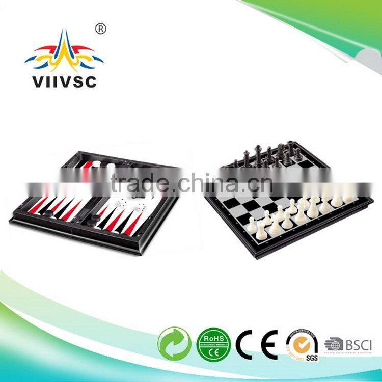 Hot selling Chess Checkers Backgammon game for wholesale
