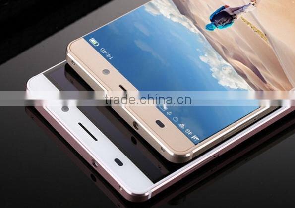 144-Fashion 5.5Inch Luxury Metal Shell 6.8mm Thin Fingerprint Smartphone 4GB+32gb 16MP+8MP 2.0Ghz Dual Sim 4G Smartphone