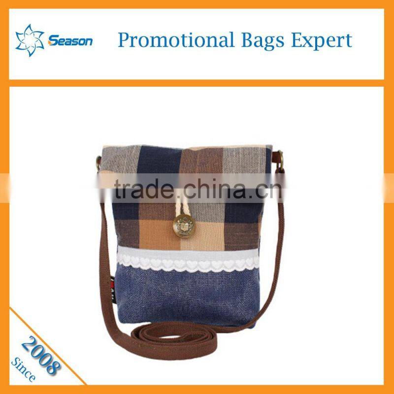 Cheap wholesale messenger bag canvas shoulder long strip bag