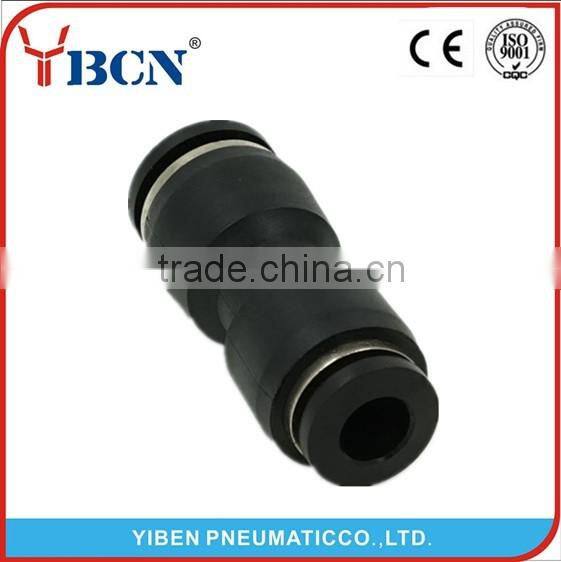 High quality PU plastic connector air fitting plastic pipe fittings white fitting