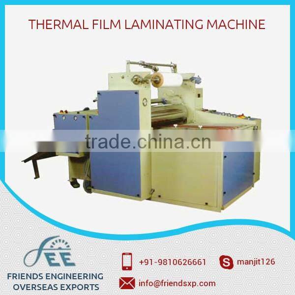 Semi Automatic Thermal Film Laminating Machine at Cheap Price