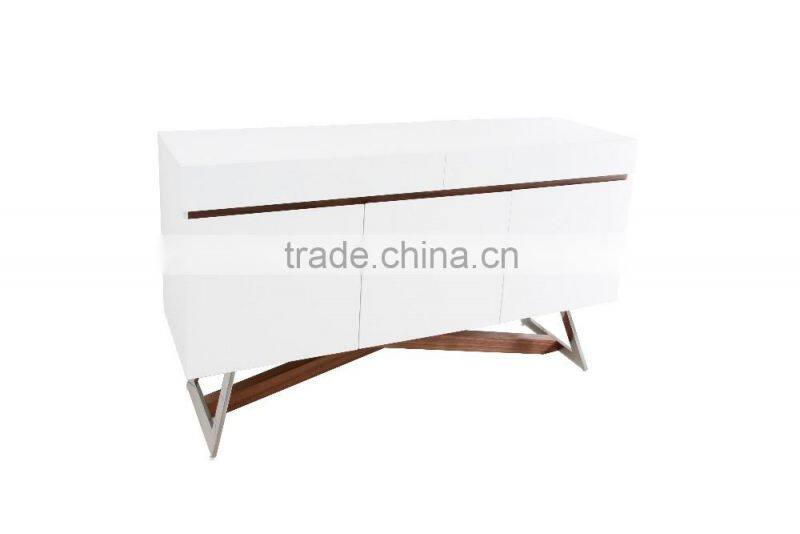 Modern High Glossy White Wooden Dining Cabinet Buffet D285#
