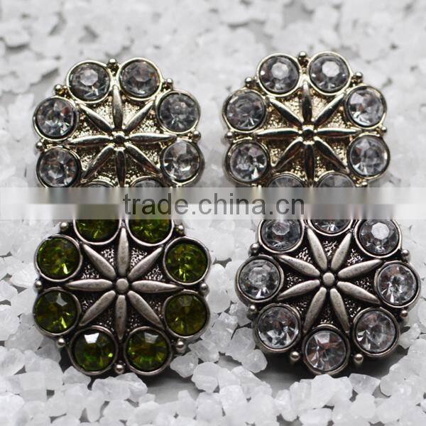 custom made rhinestone exclusive button