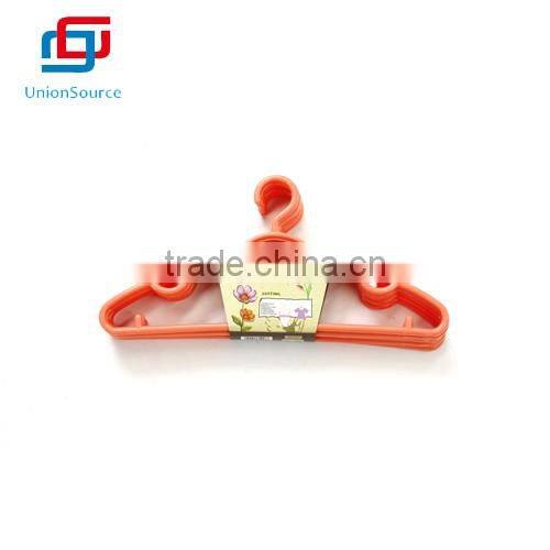 Wholesale Household Red Plastic Clothes Hanger