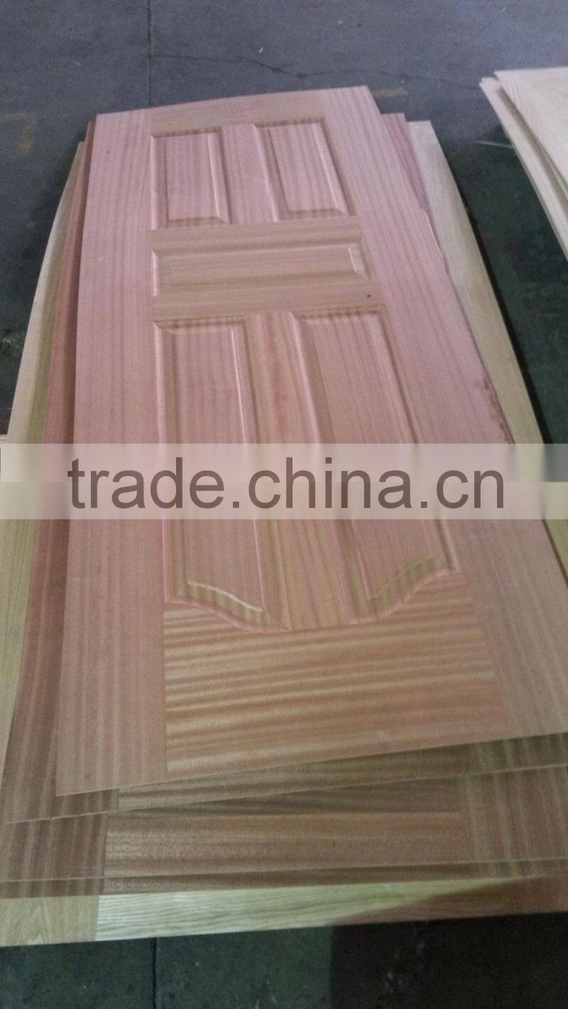 Flat, veneer, moulded, melamine MDF door skin