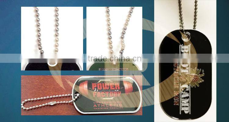 Special stylist new dog tag with chain