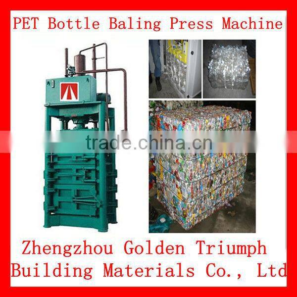Plastic Bale Pressing Machines/Vertical Waste Paper Baler Machinery