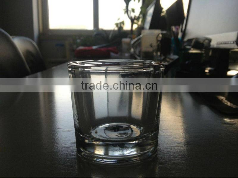 crystal glass candle holders