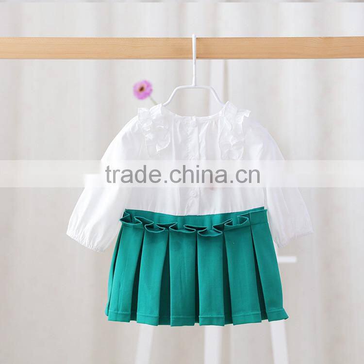 2016 china wholesale birthday hand made baby girl party dress/wedding dress for baby girl