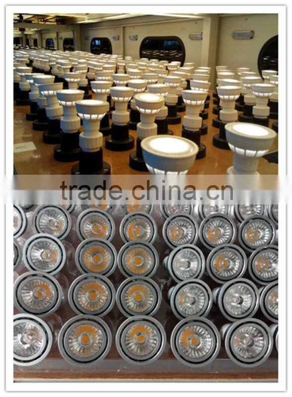 Bright dimmable 220v 5w gu10 gu5.3 mr16 mini led spot light for hall